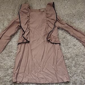 Zara Girls Dreamer Soft Collection Ruffled Dress Size 10 kdr3